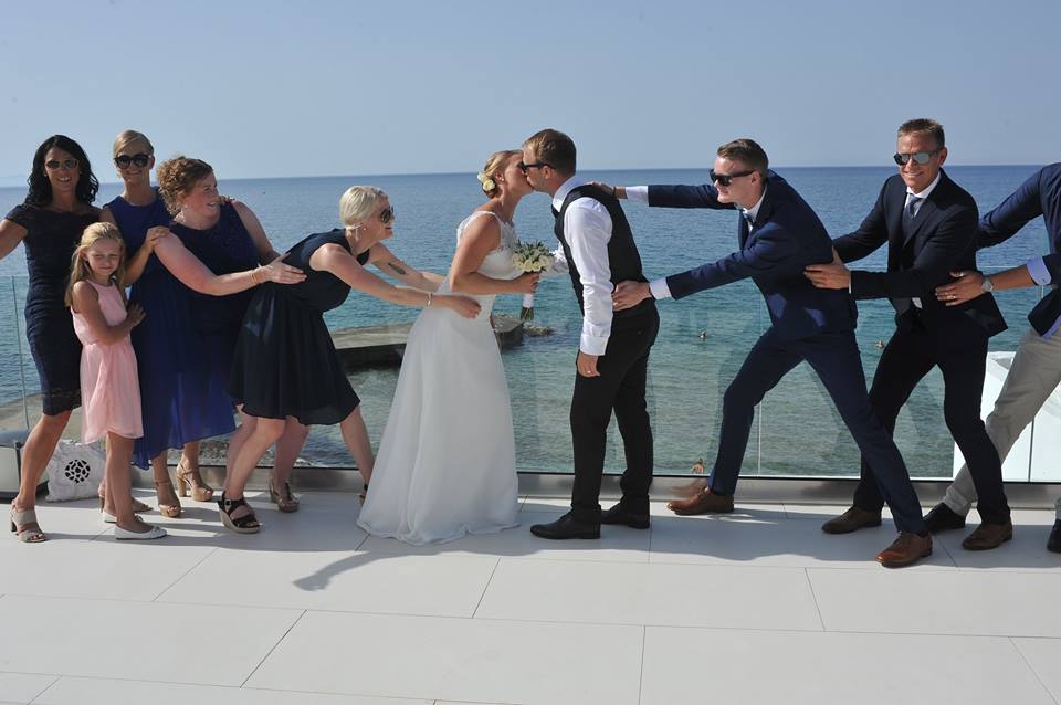 Emelia and Martin wedding in a hotel near Rethymnon