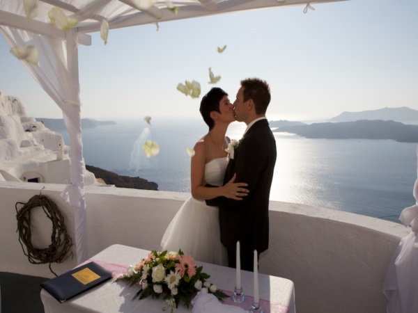 legal papers for weddings in crete or santorini