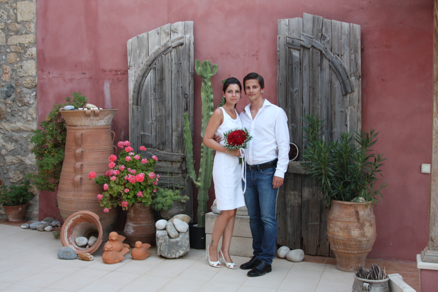 legal papers for weddings in crete or santorini